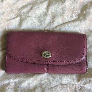 Coach Wallet , Purple  Color  Sz medium